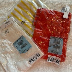 3 Brand New JCrew Tank Tops